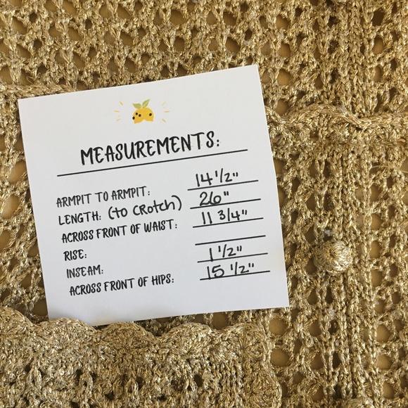 ALICE MCCALL Hot Like Fire Playsuit in Metallic Gold Romper Crochet Knit ~ 0 - Picture 14 of 15